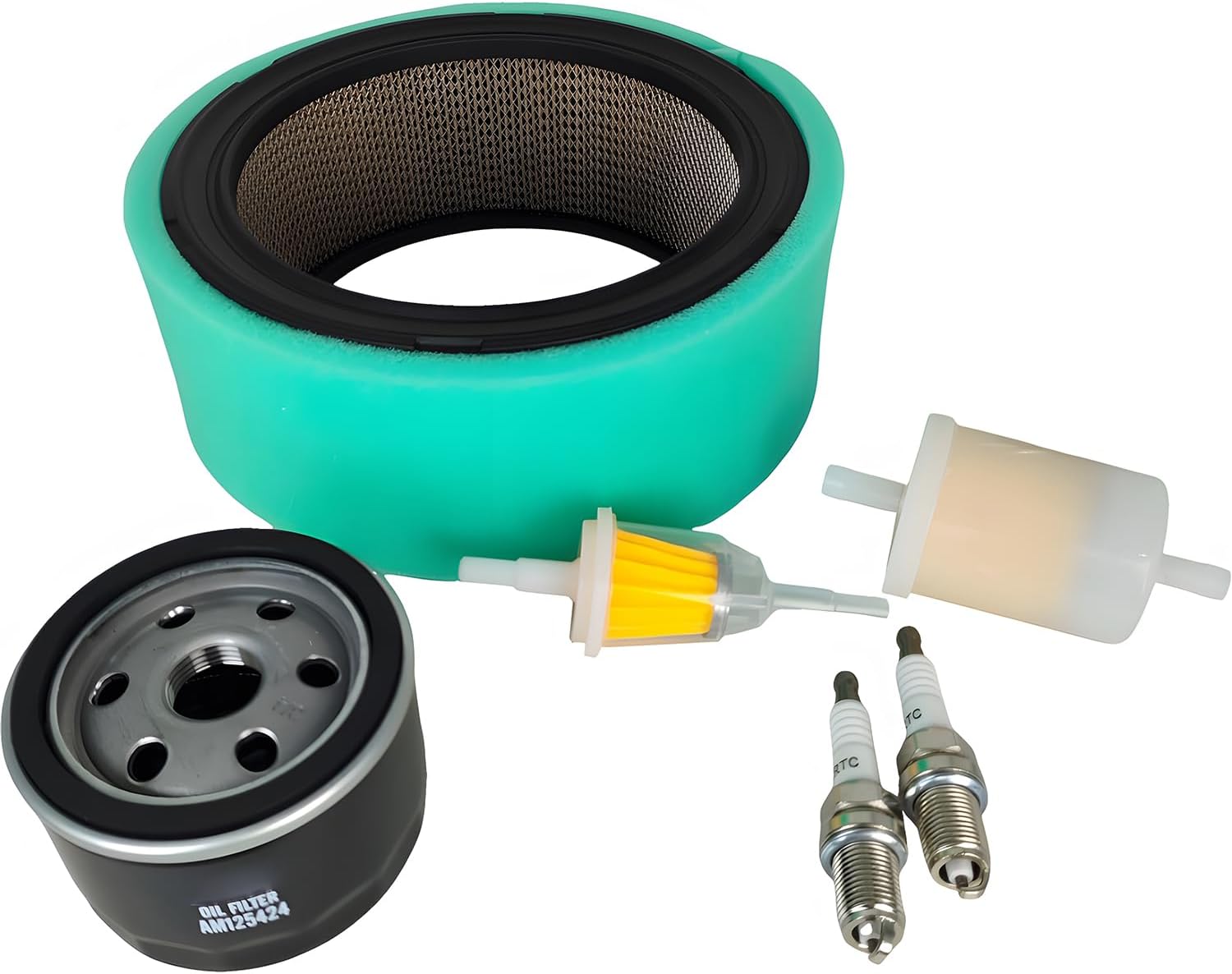 230015 Tune-Up Kit Compatible with Miller Bobcat 225 260 265 ArcReach & Trailblazer 325 Engine Driven Welder w/Gas Engine Pre-Cleaner Air Oil Fuel Filter Spark Plug Set