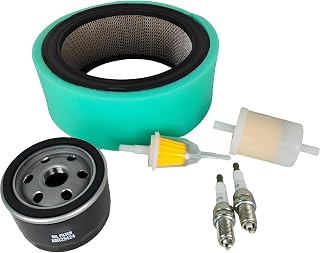 EZROAD 230015 Tune-Up Kit Compatible with Miller Bobcat 225 260 265 ArcReach & Trailblazer 325 Engine Driven Welder w/Gas Engine Pre-Cleaner Air Oil Fuel Filter Spark Plug Set
