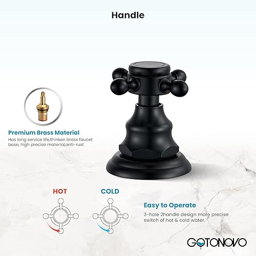 Miniatura 7 de Negro mate expuesto grifo de la ducha 8 "lluvia cabeza de ducha bañera boquilla montaje en pared victoriano generalizado cubierta montado tres