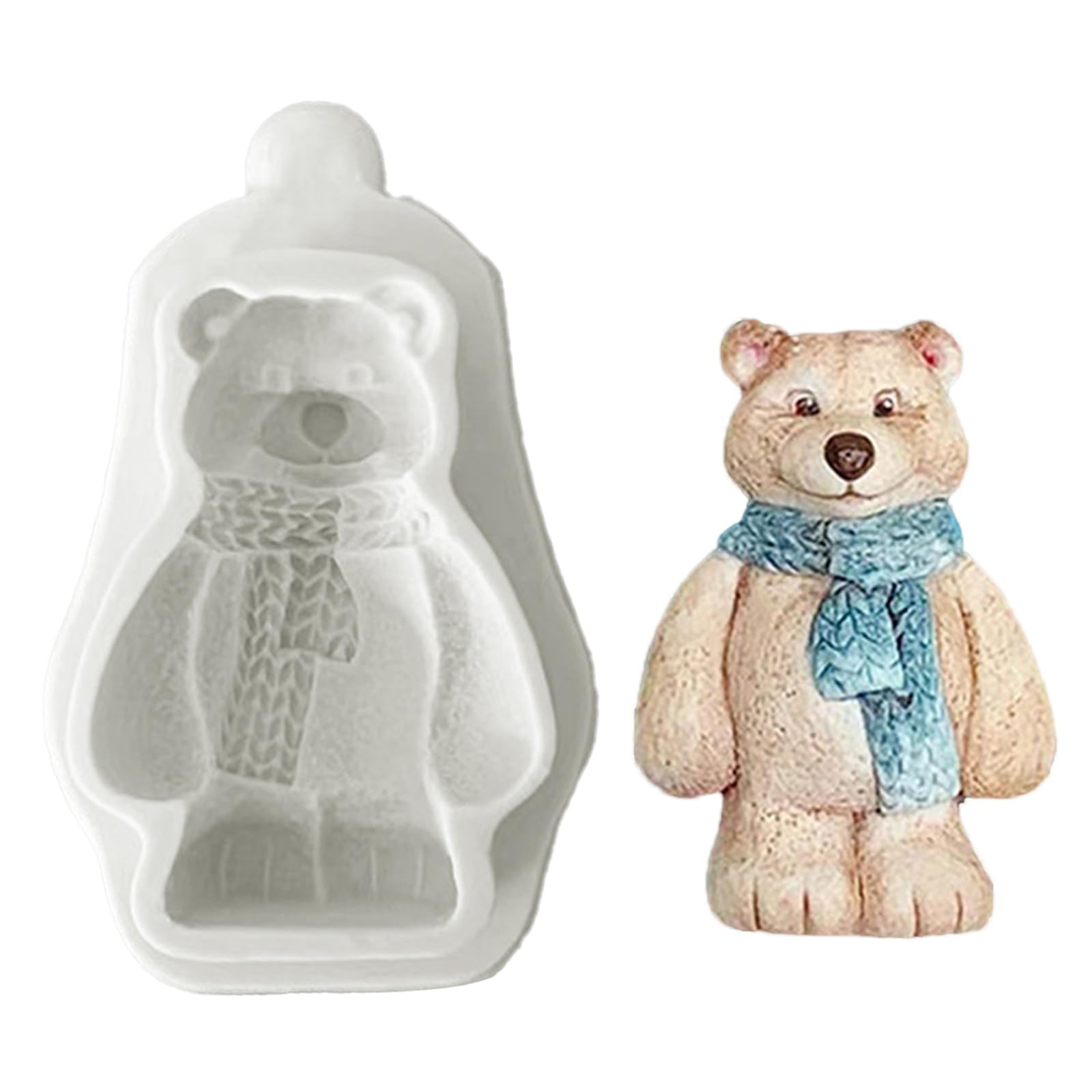 Osniyaw Boys B 3D Christmas Santa Claus Elk Ear Oy Silicone Mould Cake Pastry Aking Mould For Making Chocolate Fondant Non-Stick Dessert Mould For Candle Aking Silicone Tools