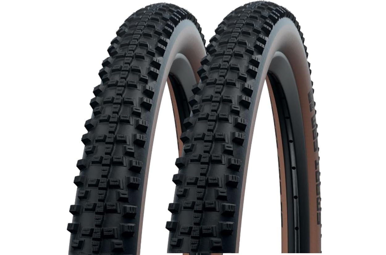 2 x Faltreifen Schwalbe Smart Sam Performance Line DD 27" Schwarz/Bronze 65-584 (27.5X 2.60) inkl. Reifenheber