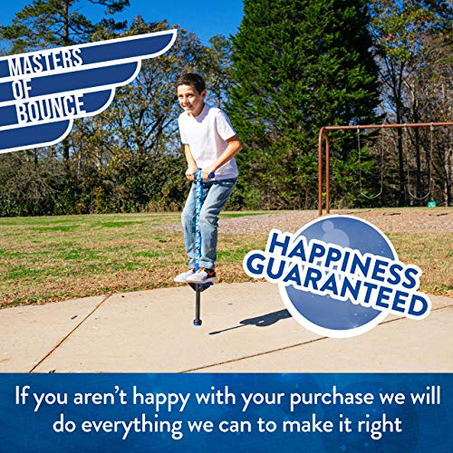 Flybar Pogo Stick For Kids, 40 To 80 Pounds, Perfect For Beginners, Easy Grip Foam Handles, Anti-Slip Foot Pegs, Outdoor Toys For Boys, Jumper Toys For Girls, Outside Toys For Kids (Jolt, Blue Camo) #TOP6