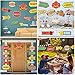 KATUMO Carnival Decorations, 11 Pcs Large Circus Carnival Signs Circus Theme Party Signs Carnival Party Supply Decor Paper Cutouts with Glue Point Dots and 2 Ropes