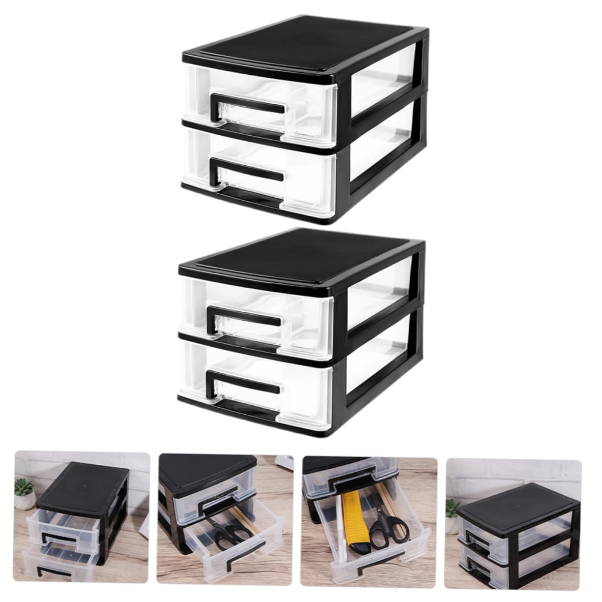 2 Stück Aufbewahrungsboxen aus Kunststoff und Abs Hosenorganizer für Kleiderschrank Einfacher Stil mit Glatter Oberfläche für Büro und Schule
