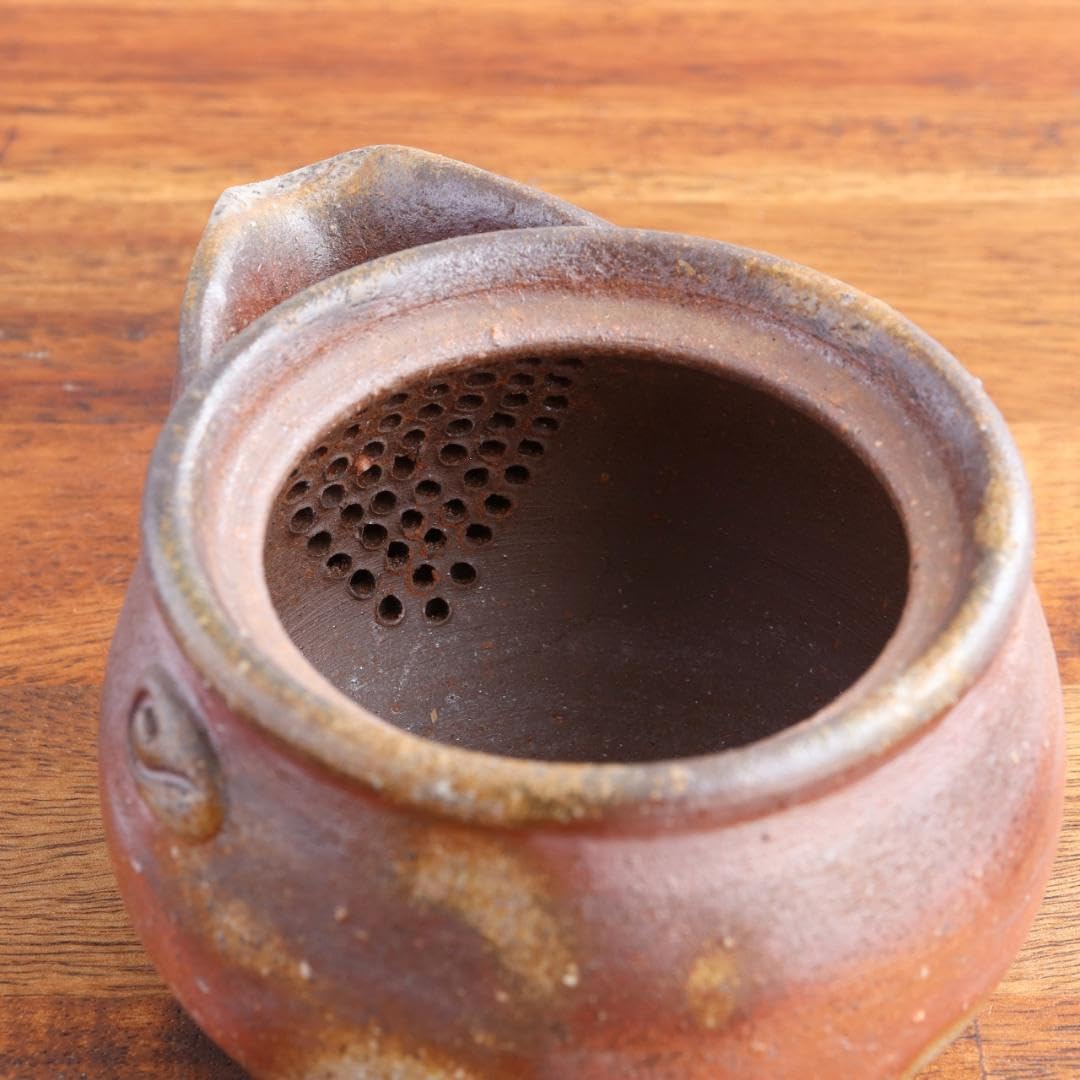 ㊾備前焼 宝瓶 登り窯 松 まつ マツ 手びねり 急須 ⑳備前焼 宝瓶 登り窯 松 まつ マツ 手びねり 急須