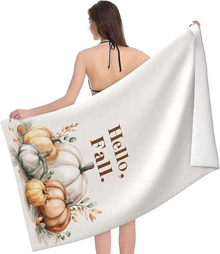 Miniatura 18 de DADABULIU Bath Towel Christmas Red Snowflake Xmas Beach Towels Soft Absorbent Washcloths Quick Dry Luxury Hotel Quality Towelling for Adults Kids