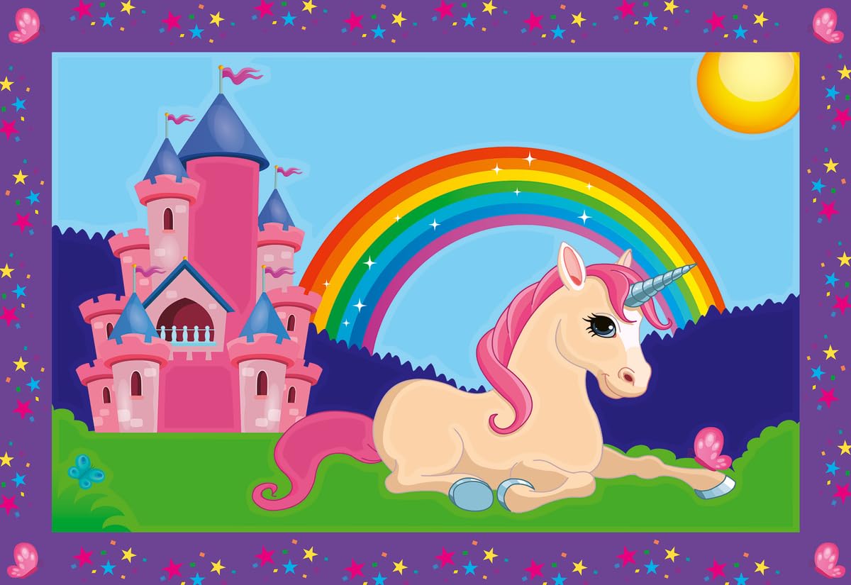 Kit Peinture Par Numéros Ravensburger CreArt Junior - Licornes - Pour Enfants Dès 5 Ans - Activité Créative