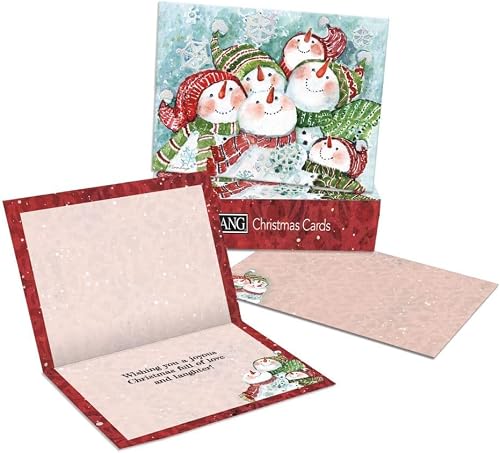 Lang Cartes de Noël classiques (2004063) Motif bonhomme de neige