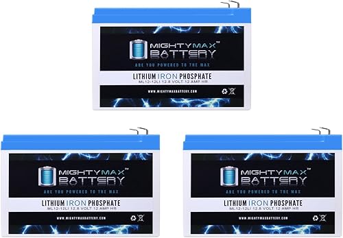 12V 12Ah Lithium Replacement Battery Compatible with Peg Perego Ground Force IGCD0553-3 Pack