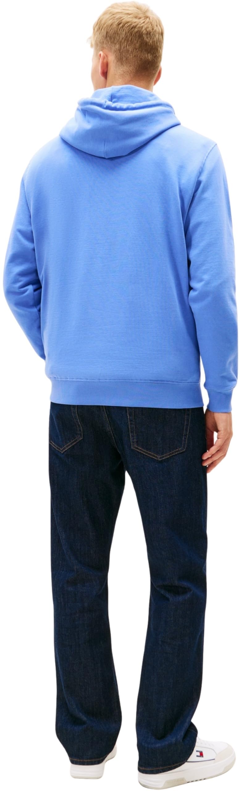 Tommy Jeans Tjm Reg Entry Dna Play Hood Dm0dm22642 Felpa con Cappuccio Unisex - Adulto (Pacco da 1)