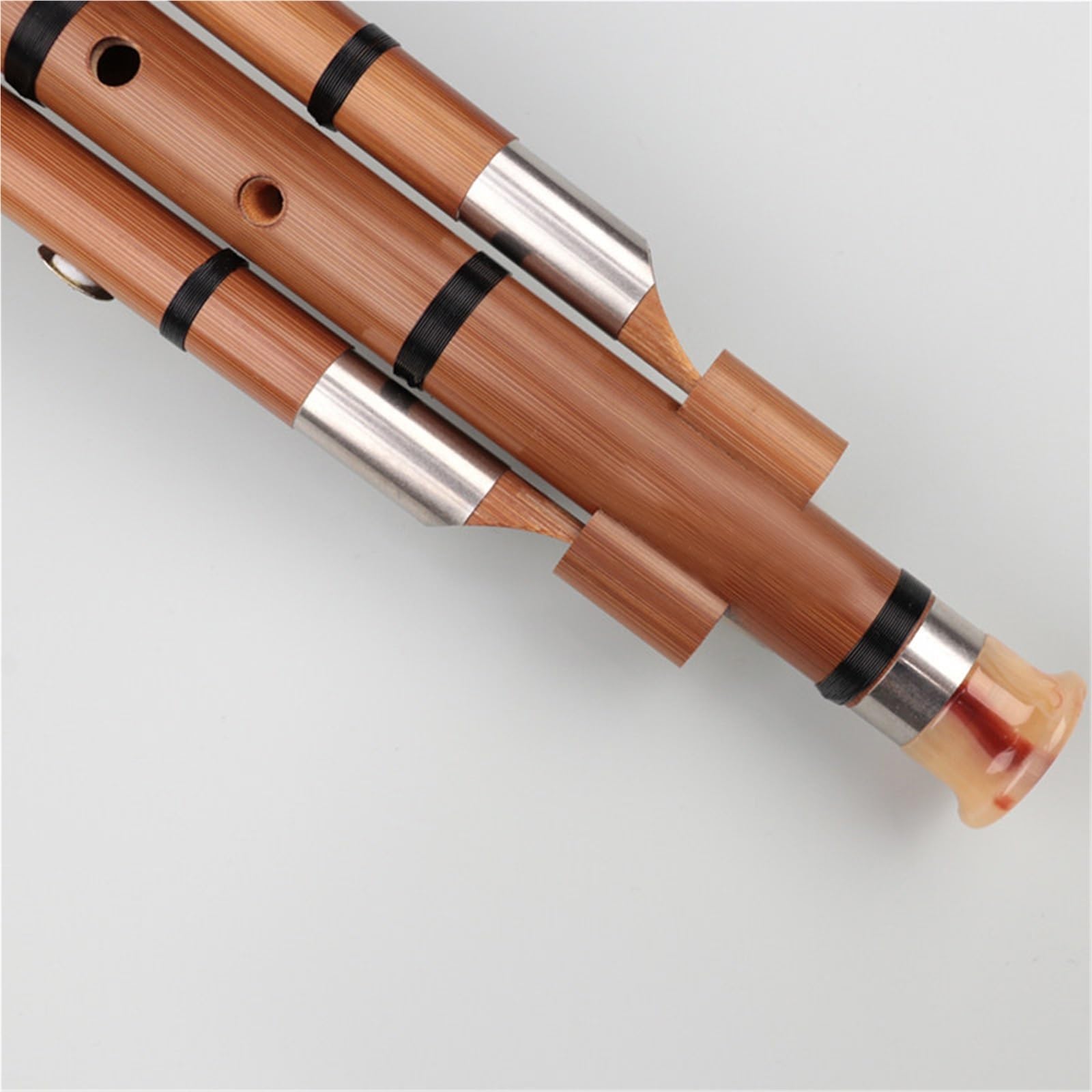 Hulusi Instrument De Performance Professionnel Hulusi (chocolat) À 9 Trous Pour Adultes