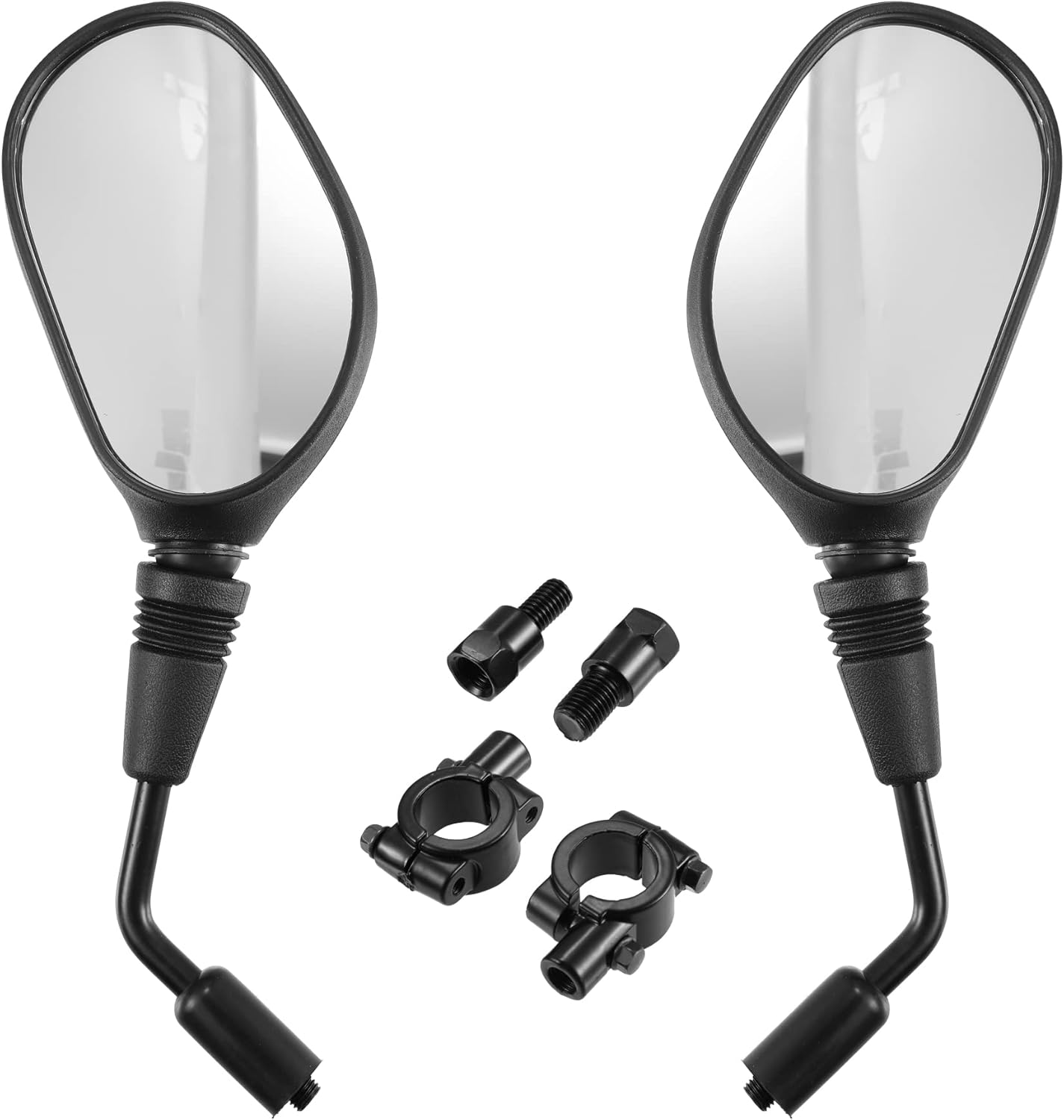 X AUTOHAUX Side Mirror Motorcycle Quad ATV UTV Racing Style Rear View Side Mirrors 7
