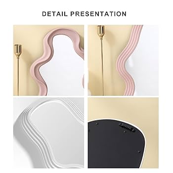 Amazon.com: Mokoze Asymmetrical Wall-Mounted Mirror