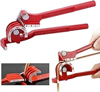 Vista 6 de Dobladora de tubos, 180 grados de 3 ranuras de cobre manual, herramienta de codo de flexión manual multifunción, aleación de aluminio