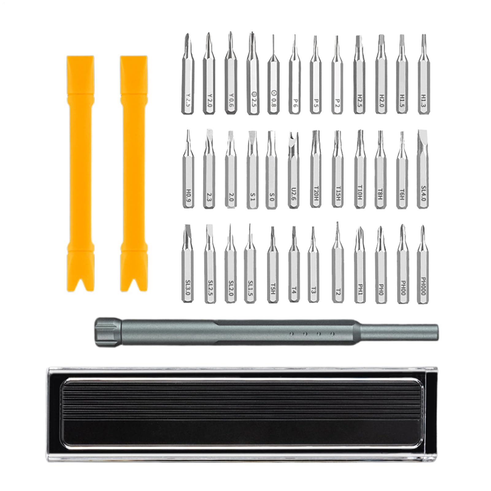 Jeu de tournevis mini avec embouts magnétiques interchangeables 41 en 1