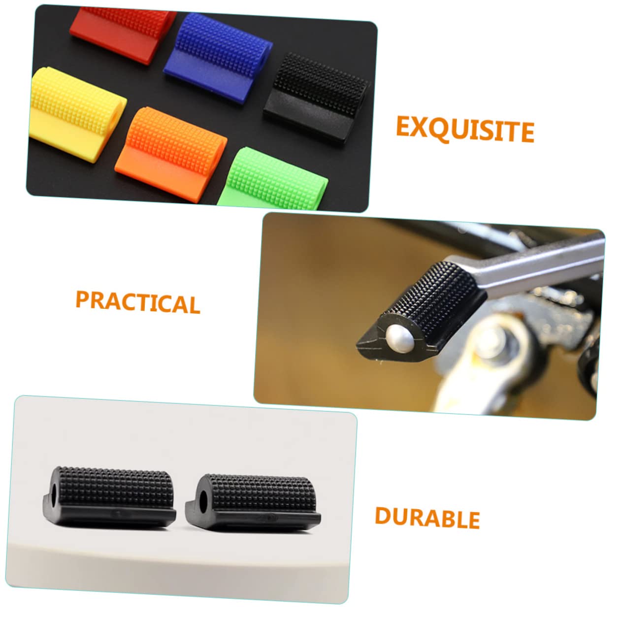 FAVOMOTO 5pcs Motorcycle Lever Cover Gear Lever Protection Rubber Shift Cover for Motorcycles Easy Installation Durable and Fashionable Design