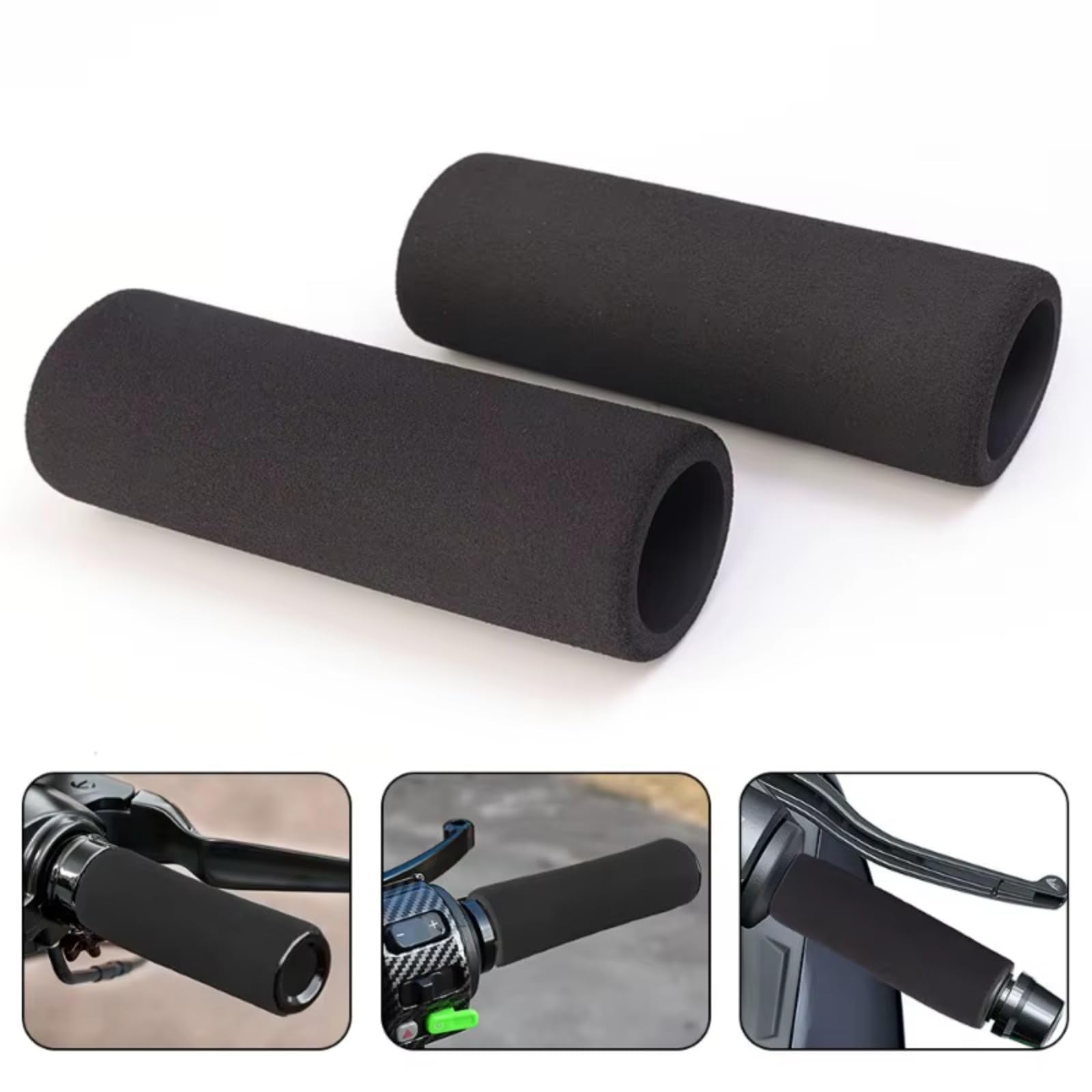 Cubierta Manillar Espuma Vibratoria Para Para Adventure F650 Fundas manillar moto | Empuñaduras cómodas para motocicleta, cubierta de manillar de espuma antivibración, antideslizante(8pcs)