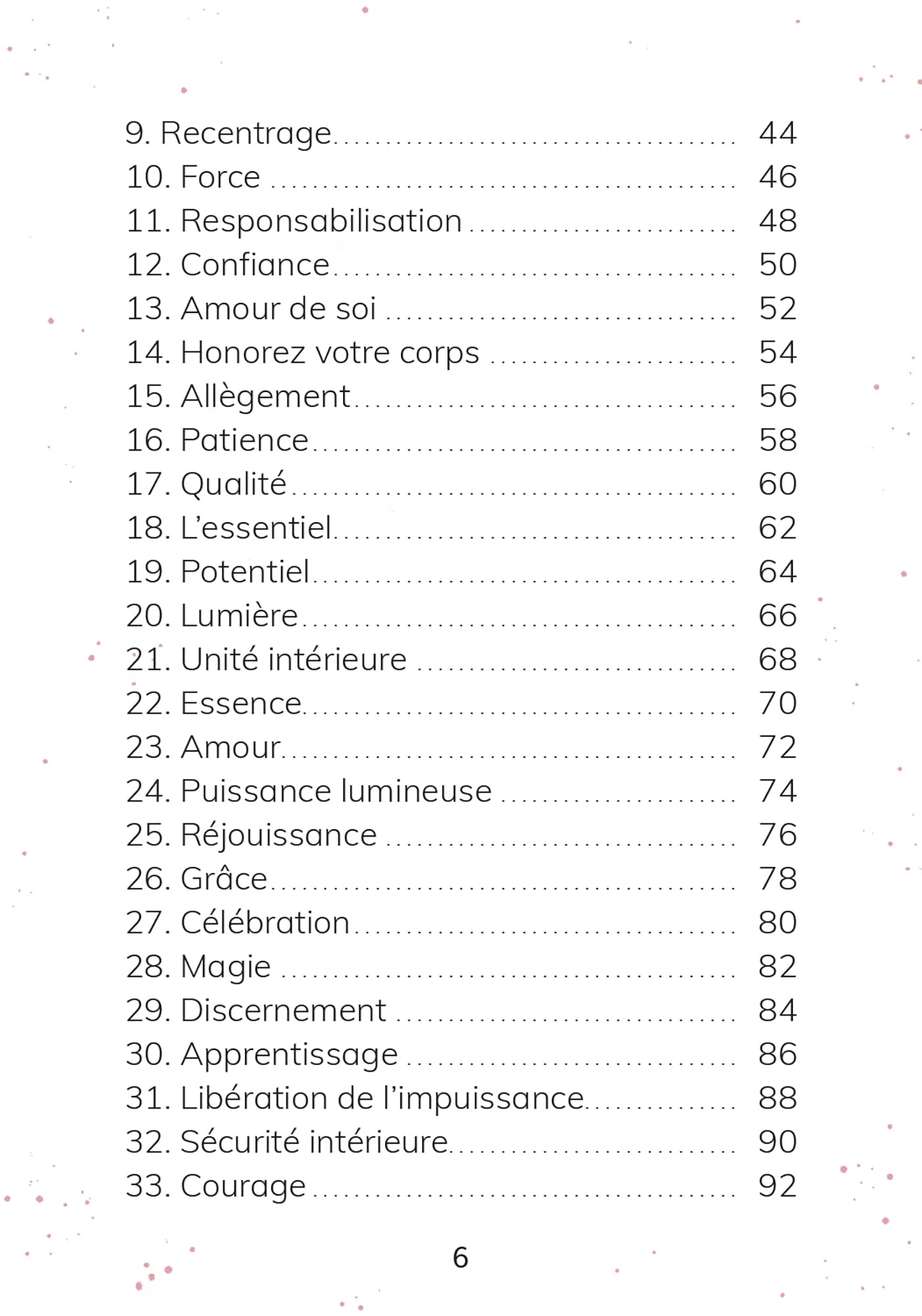 Messages de votre guide intérieur