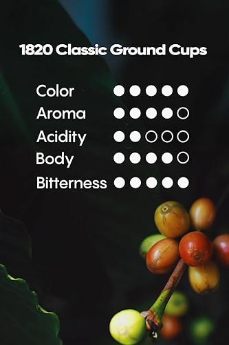 Miniatura 4 de Café 1820 Coffee Classic Costa Rica Gourmet Arábica molido mezclado con los frutos de las mejores 3 zonas agrícolas del país 17 onzas