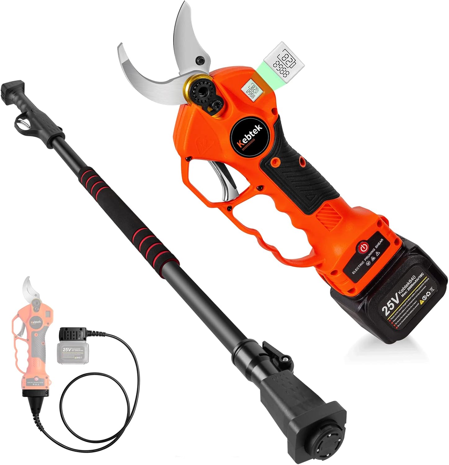 Kebtek® Professional 40MM 25V Electric Pruner Branch Cutter