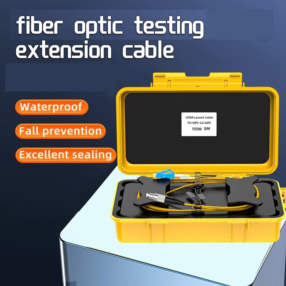 SC/UPC-LC/UPC-Glasfaser-OTDR-Startkabel-Kabelbox 150m Faserring OTDR-Sender Kabelbox Dead Spot Eliminator