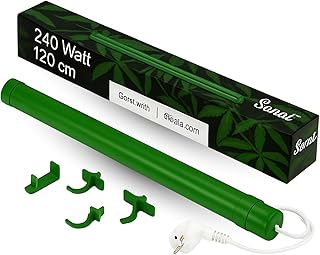 Weedness Grow Heizung 240 Watt 120 cm Lang für Growboxen & Pflanzen - Indoor Anbau Grow Heizstrahler Schnellheizer Sparsam