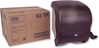 Tork 83TR Compact Hand Towel Roll Dispenser, 12.49 x 8.6 x 12.82, Smoke