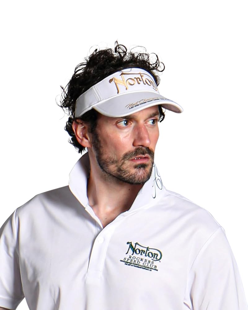 Amazon | [ノートン] ゴルフ GOLF バイザー 吸水速乾 裏 総柄