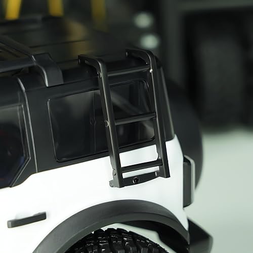 Miniatura 7 de INJORA Mini escalera lateral de metal para 118 RC Crawler TRX4M Bronco (Bronco 2pcs)