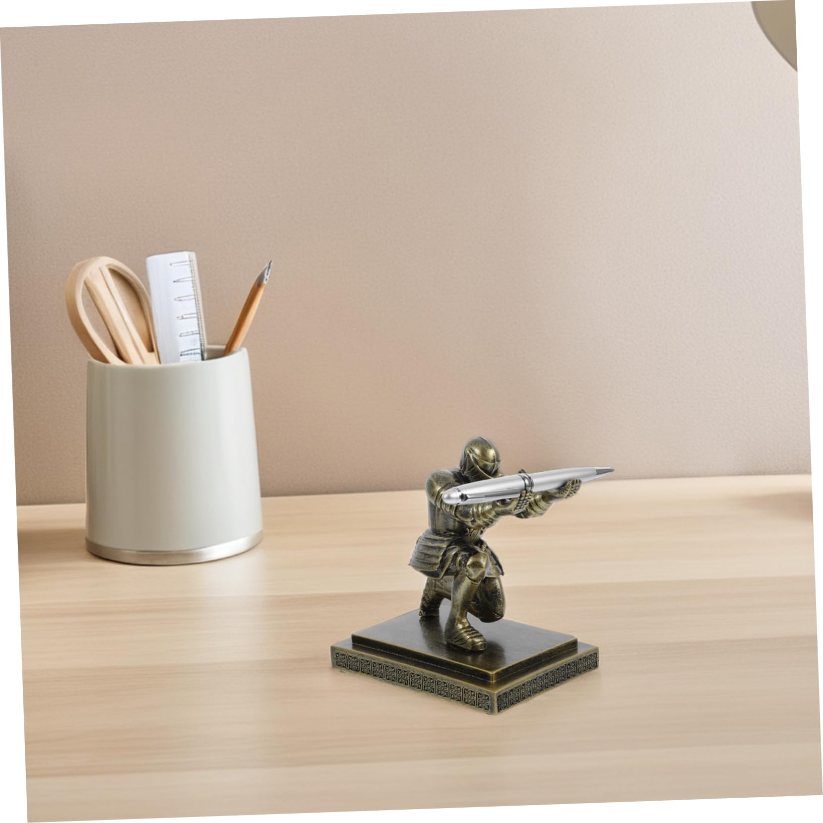 SHINEOFI Portapenne Decorativo Per Scrivania Portapenne Organizer Da Ufficio Accessorio Da Scrivania Per Penne e Piccoli Oggetti