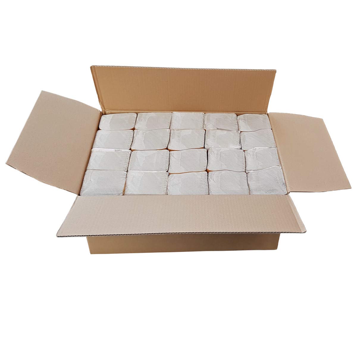 Produktbild von 5000 Recycling-Papierhandtücher Grau – 25x23 Cm, ZZ-/V-Falz – Großpack Für Spender, Büro, Gastro & Co.