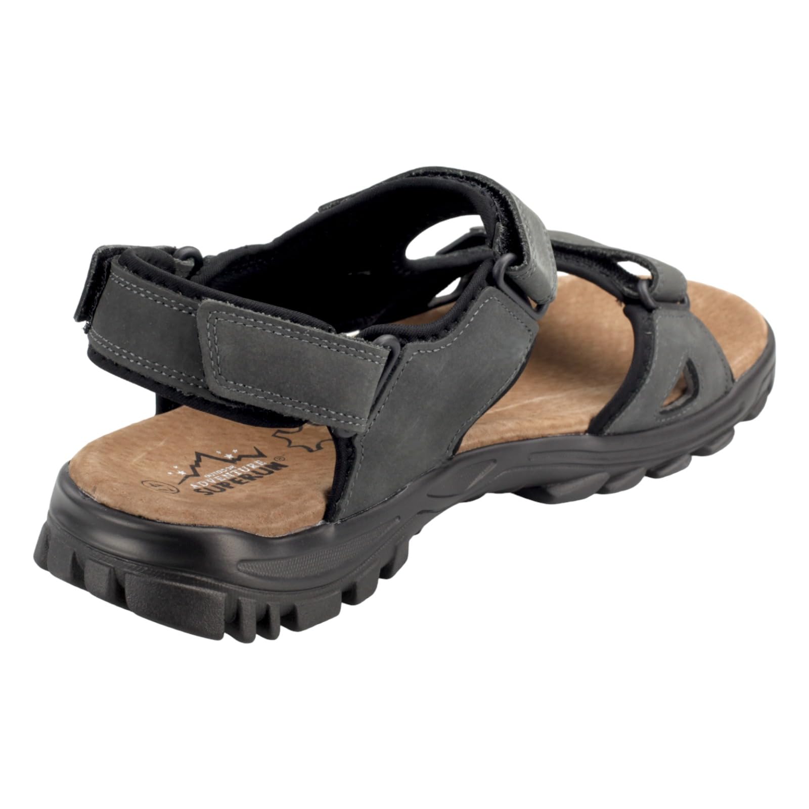Herren Sandale 47 48 49 Übergröße Leder Outdoorsandalen Trekkingsandalen 1111