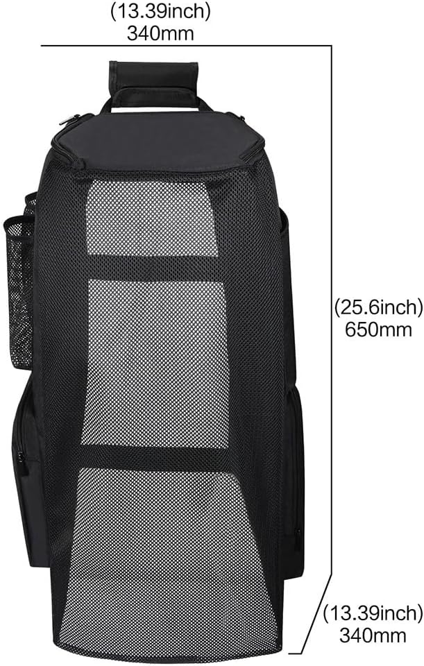 Protective Carry Case for Party Box 320 Portable Party Speaker – Heavy-Duty Polyester with PE Cotton Padding & Velvet Lining, Black, 13.39 x 13.39 x 25.6 Inches