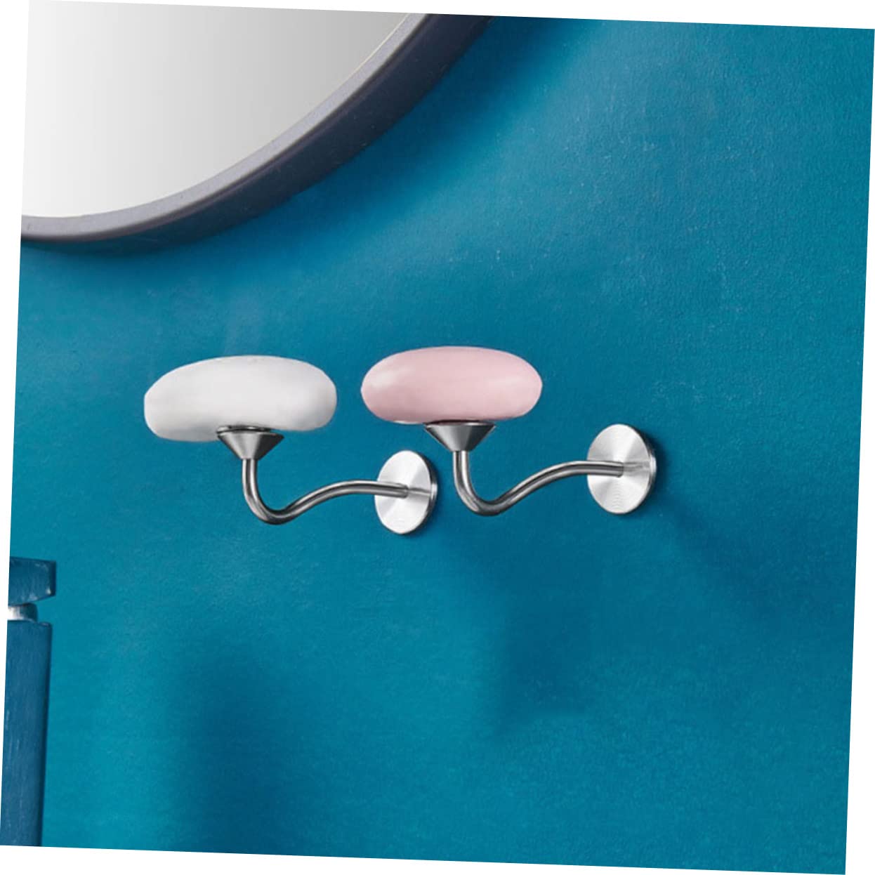 MAGICLULU Portasapone Magnetico Da Parete Per Doccia 3 Pezzi Dispenser Di Sapone Per Cucina Bagno Bar