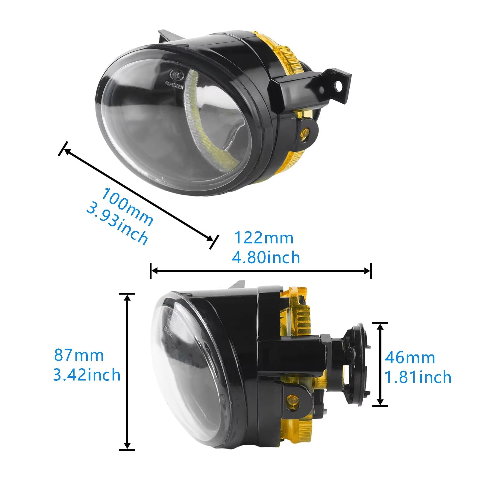 Fendinebbia Anteriore Compatibile Con Per Scirocco Coupe 2008 2009 2010 2011 2012 2013 2014 Sinistra Destra Paraurti Anteriore Fendinebbia Gruppo Lampada