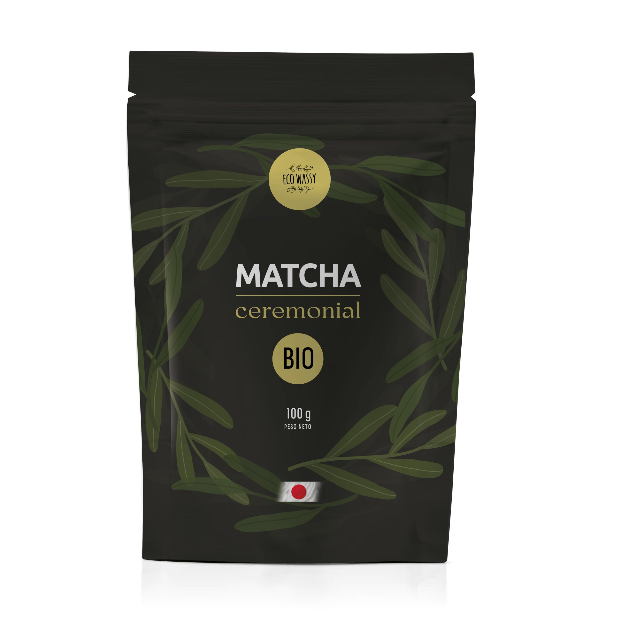 Té Matcha BIO Japonés [Certificado] Grado CEREMONIAL. 100% Natural. 100Gr De Té Verde Matcha Reductor, Potente Détox Y Antioxidante. Puro Matcha Orgánico De Cultivo. (100g)