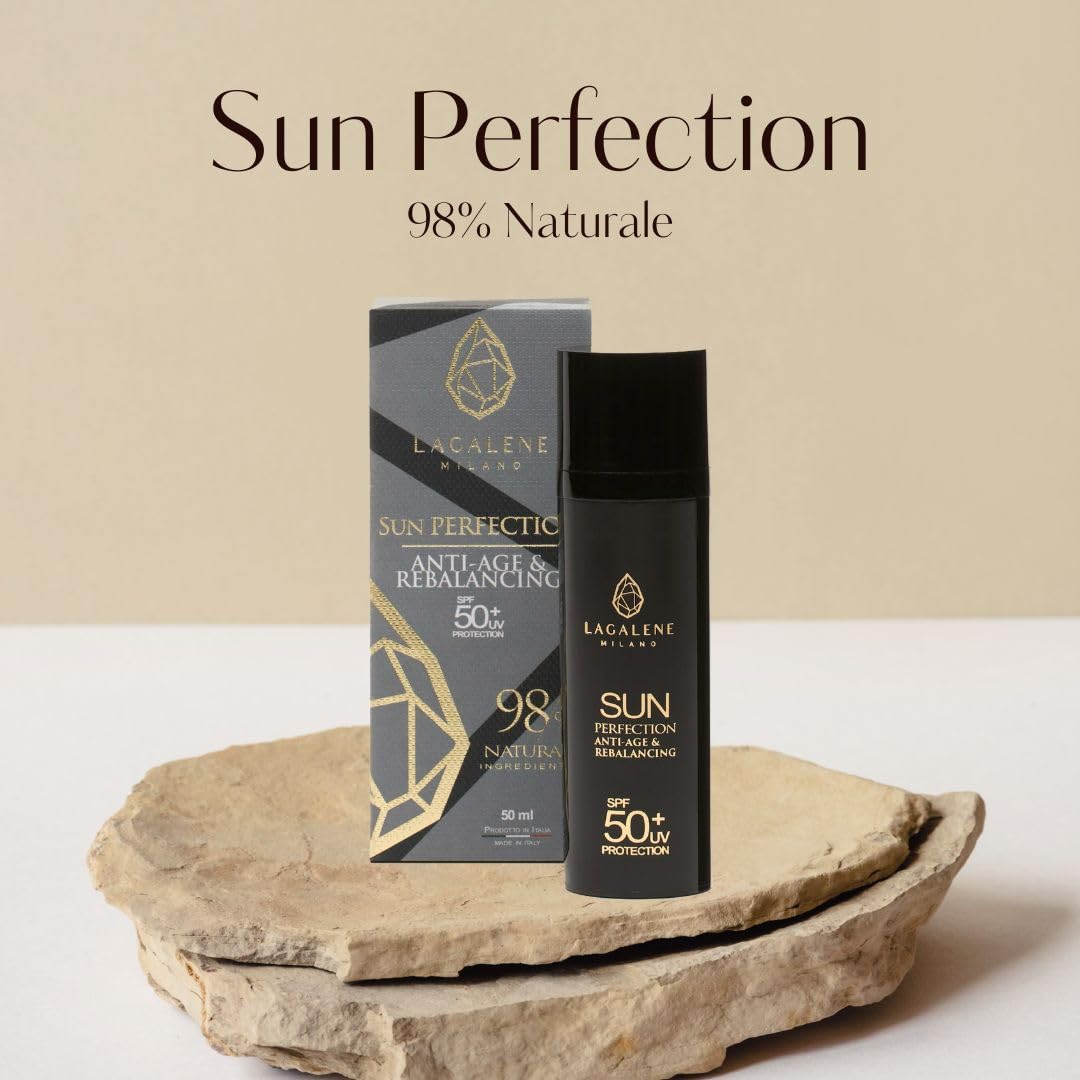 Lagalene Milano Sun Perfection, Crema Giorno Anti-age con Protezione Solare, 50ml