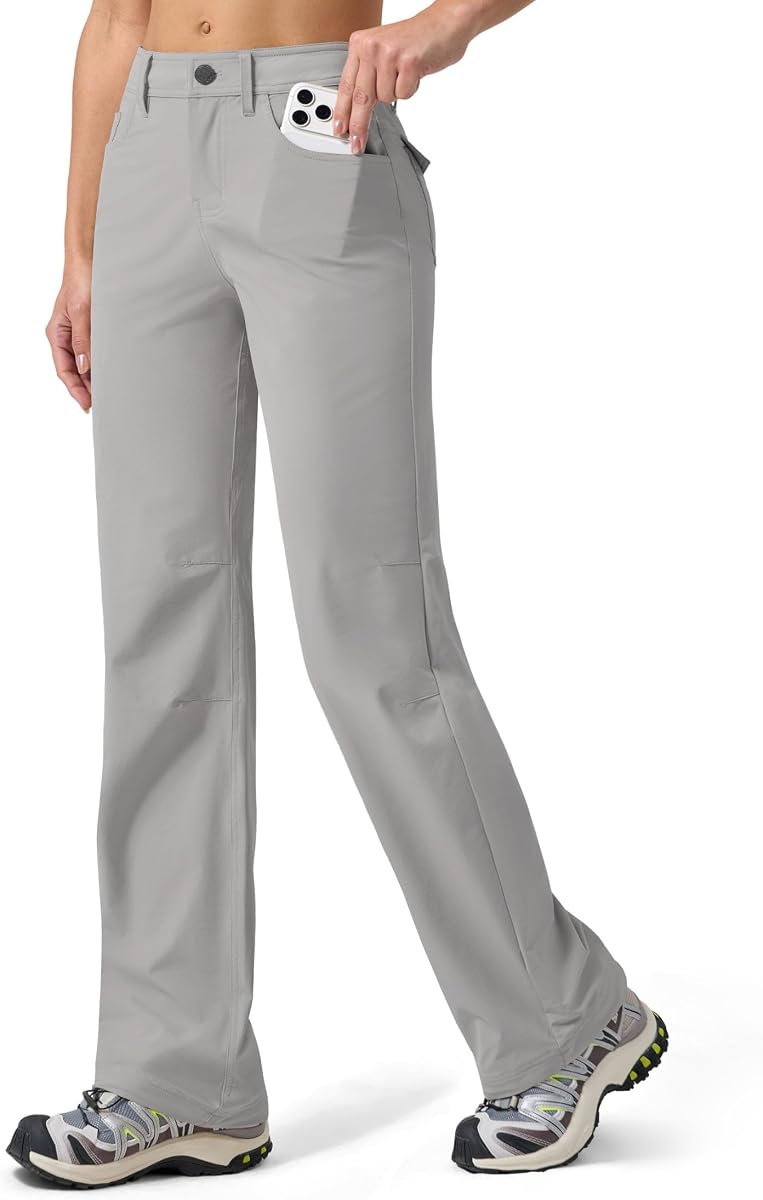 Willit Women’s Hiking Pants Quick Dry UPF 50+ Stretch Travel Work Pants 5 Pockets Water-Resistant 29"/31"/33"