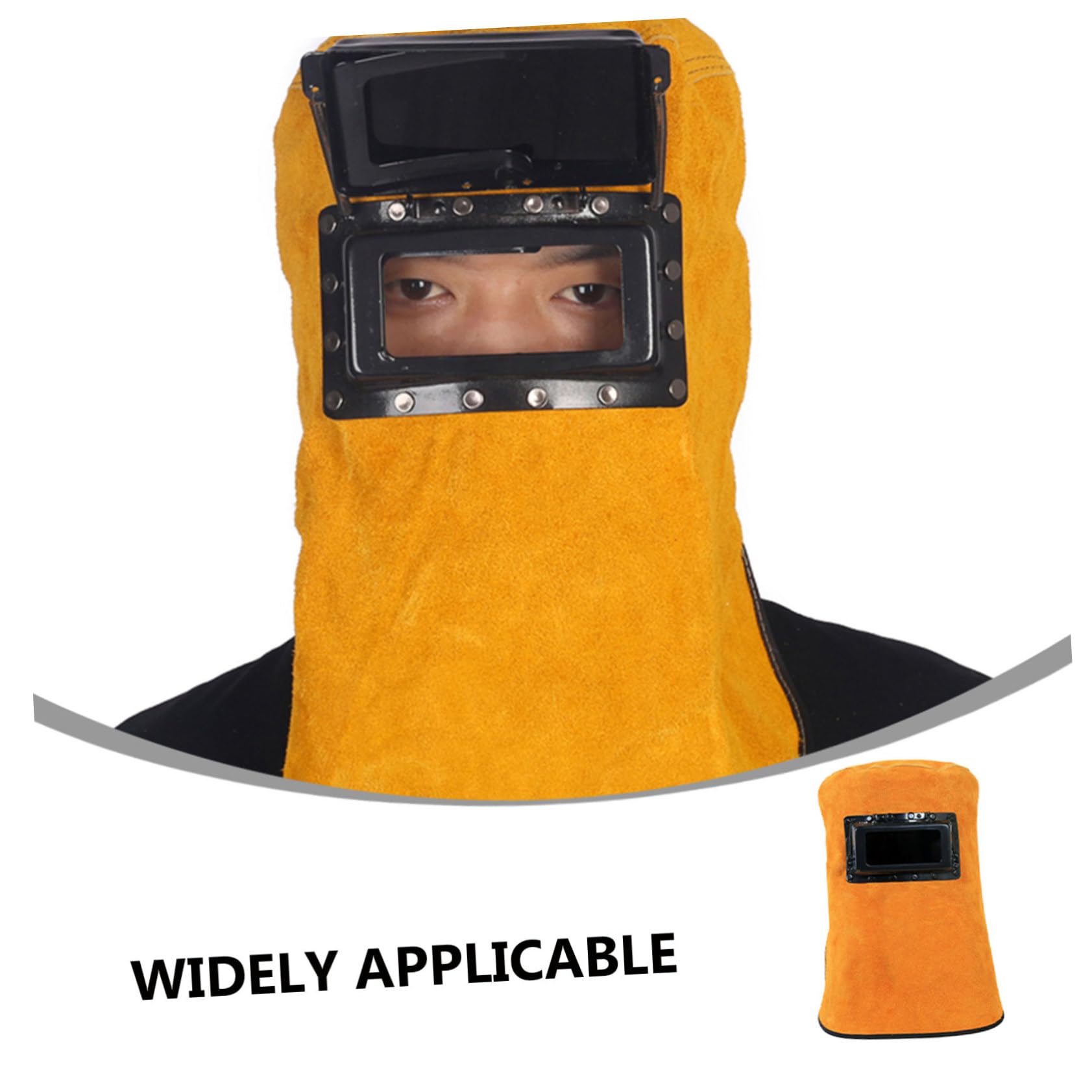 DOITOOL 1pc Durable Heat Resistant Welding Helmet Protective Mask for Welders Full Coverage Face Protection Breathable Design for Material for Long Lasting Use