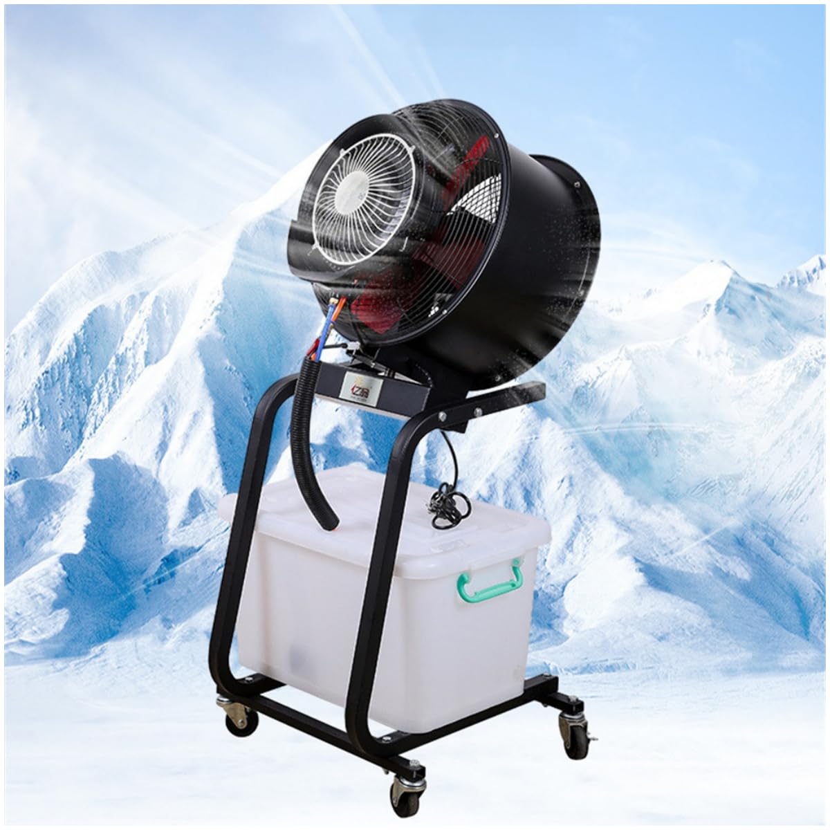 Amazon.co.jp: Acnivkoミスト扇風機 大型 業務用 工場扇 微細ミスト