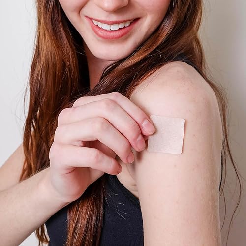 Miniatura 4 de Parches energéticos - Energía mejorada instantánea y enfoque con vitamina B12, C, B6, hierro, guaraná y Garcinia Cambogia, suministro de 1 mes