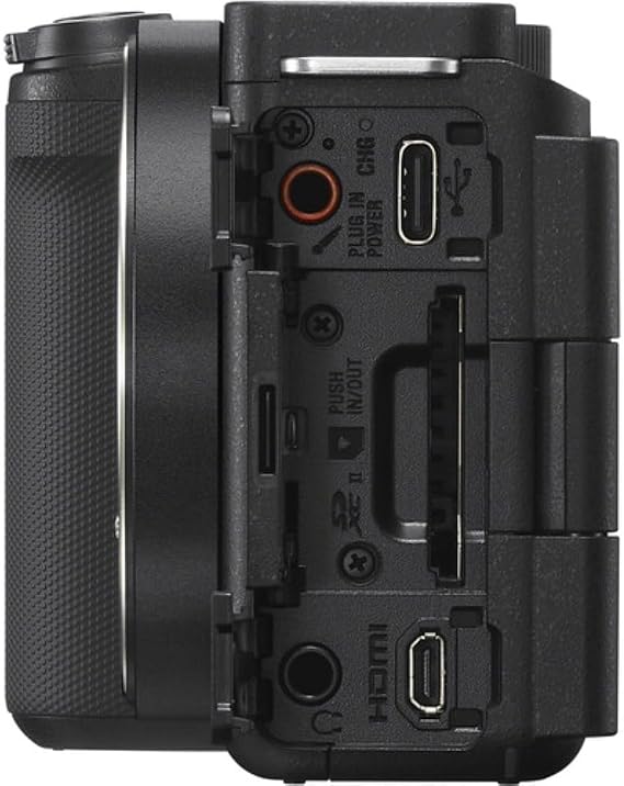 Sony ZV-E10 II Mirrorless Camera with 16-50mm Lens | Black Bundled with 64GB Memory Card + UV Filter + Battery Charger + Photo Starter Kit + Camera Bag + Microfiber Cleaning Cloth (7 Items)