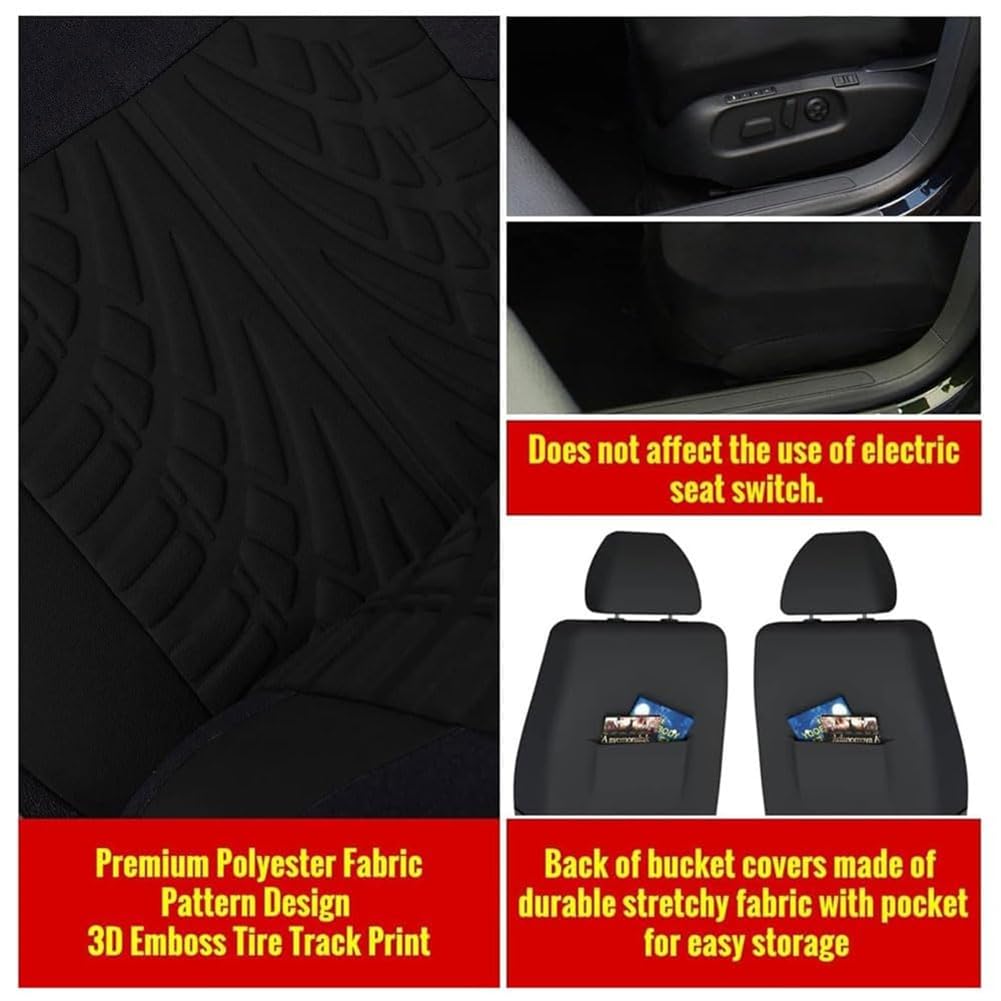 5 Stück Auto Sitzbezug für Mazda CX-30/CX-30 EV, Autositzbezüge Sets Sitzschoner Vorne und Hinten Schonbezüge Sitzschoner-Auto Innenraum Zubehör