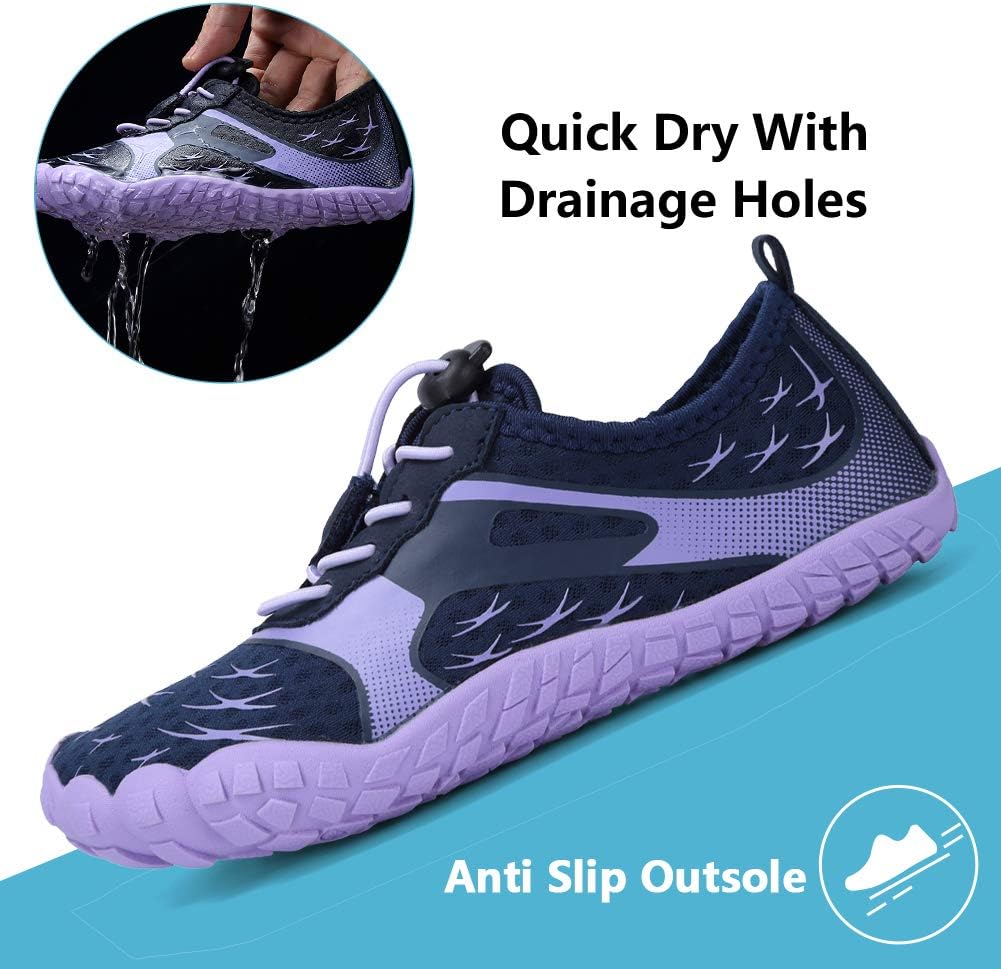 CIOR Kids Boys & Girls Water Shoes Sports Aqua Athletic Sneakers Lightweight Sport Fast Dry Shoes(Toddler/Little Kid/Big Kid) - Image 5