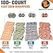 Coin Counters Tubes & Coin Sorters Tray – 4 Color-Coded Coin Sorting Tray and Coin Counting Tubes - Bundle with 100-Count Assorted Coin Roll Wrappers for US Coins (Coin Counter & Coin Sorter)