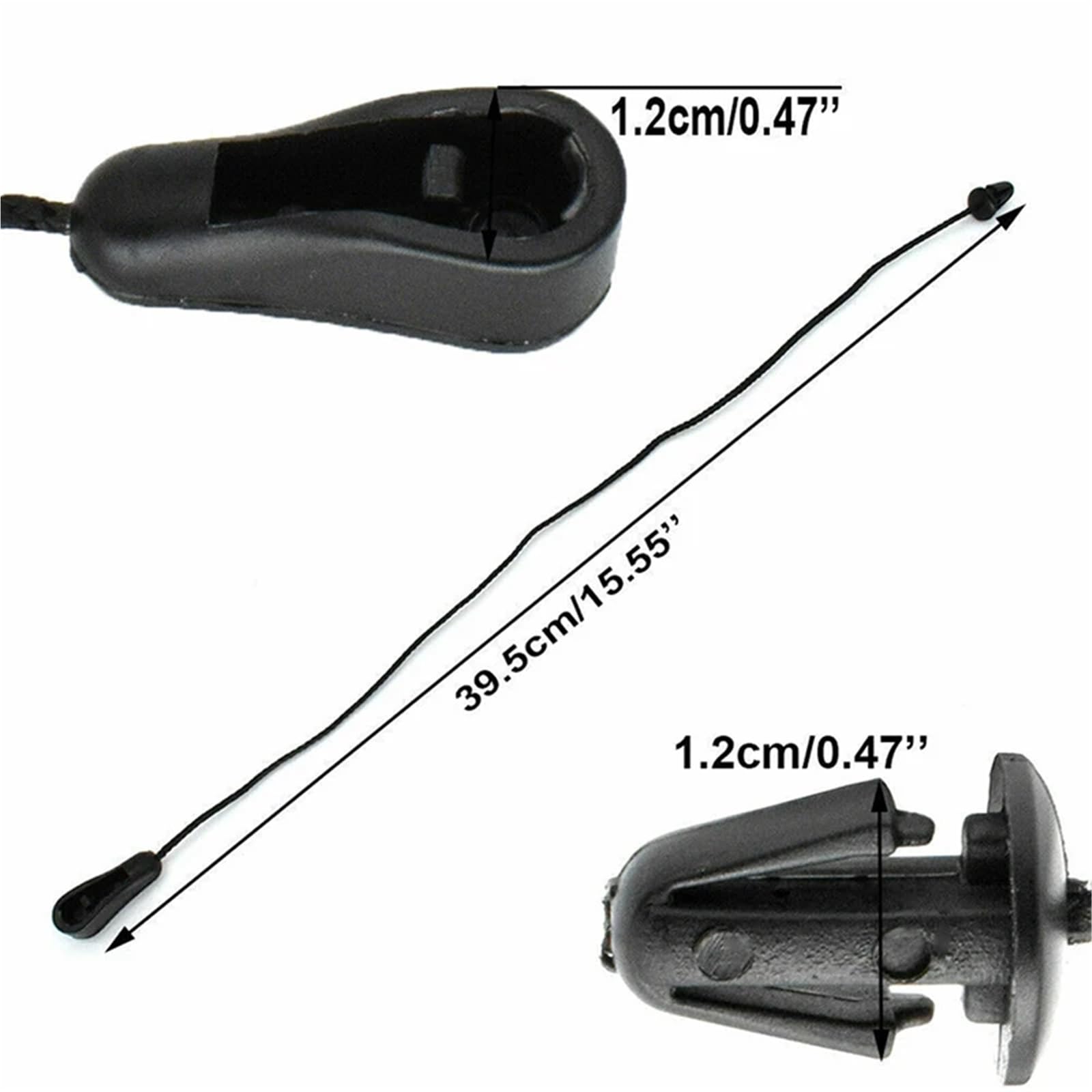 CordóN Bandeja Maletero Compatible con Ford para C-MAX MK1 2004-2010 Paquete Cuerda para Estante Bandeja Maletero Correas Cordón Estante Maletero Portaequipajes Bandeja Cuerda(2pcs)