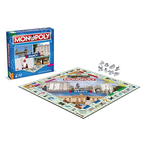 Winning Moves Monopoly NANCY Jeu de société Jeu de Plateau Edition Villes et régions 2 à 6 Joueurs Version française - vue 2