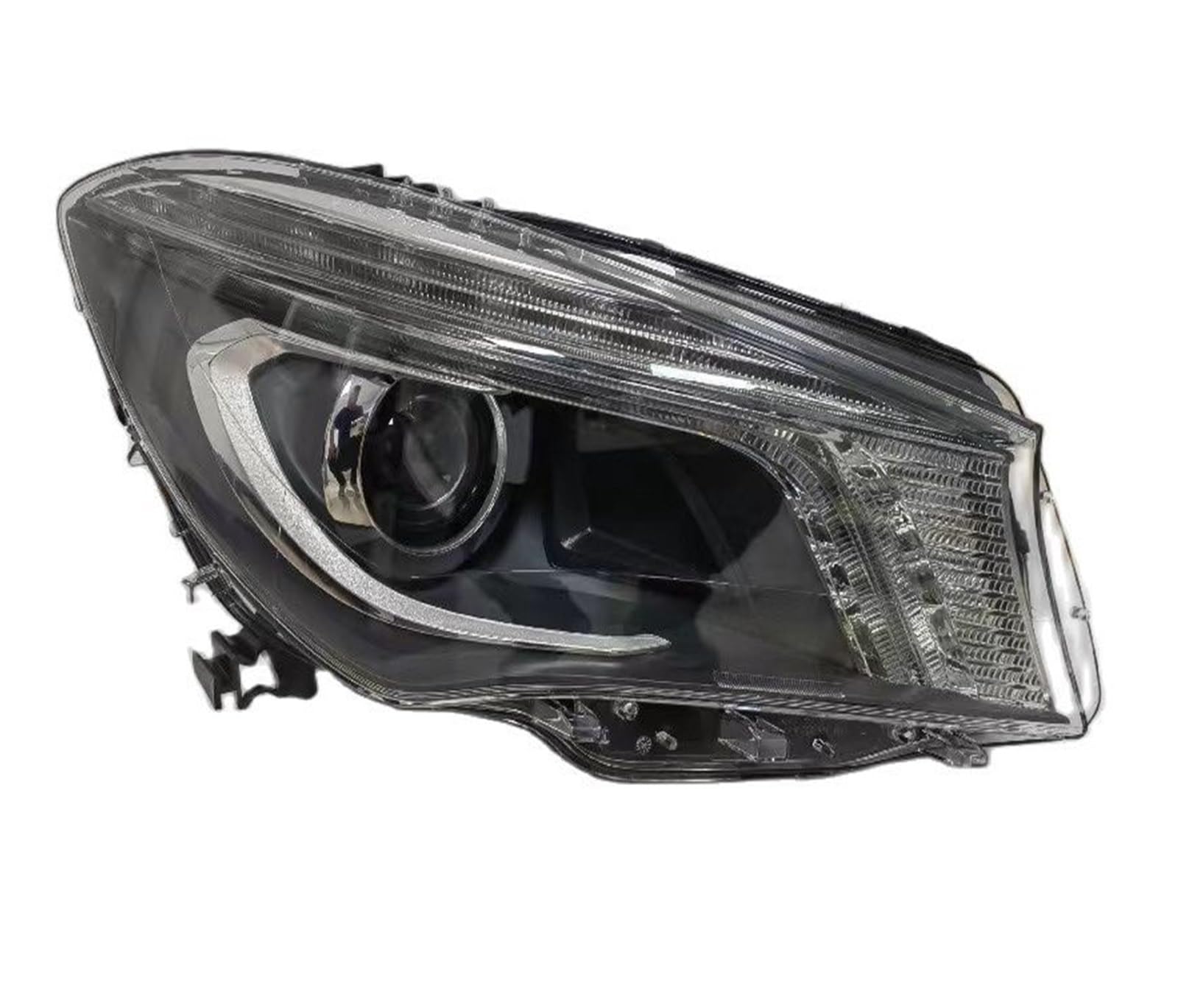 Plug And Play reflektory akcesoria samochodowe kompatybilne z reflektorami Mercedes Benz CLA W117 reflektory ksenonowe 2012 2013 2014(Left with module)