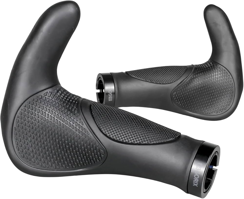 Amazon | GORIX(ゴリックス) 自転車グリップ エルゴグリップ 牛角 衝撃