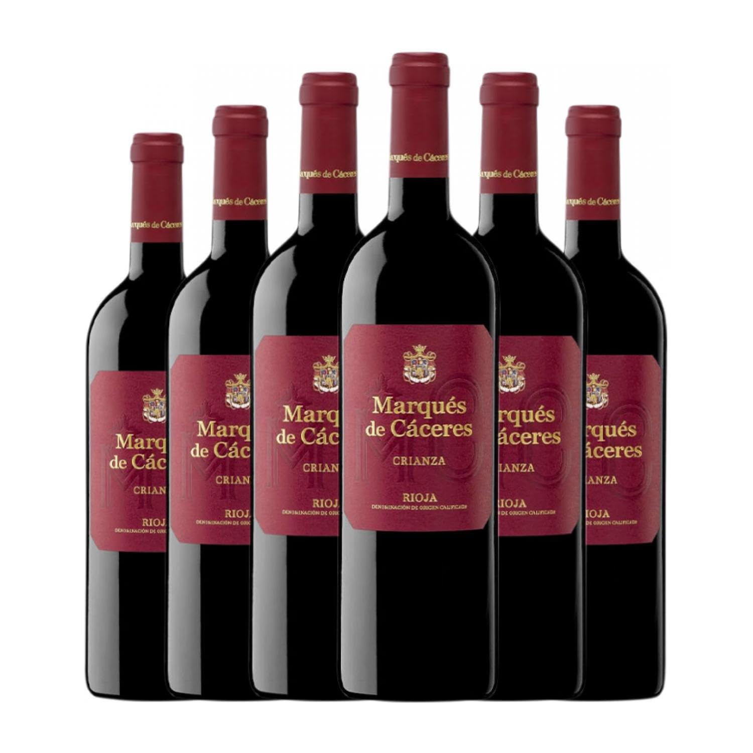 Marqués de Cáceres Rioja Crianza 75 cl Vino tinto (Caja de 6 Botellas de 75 cl)